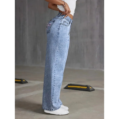 Yasmina | High-Waisted Wide-Leg Jeans