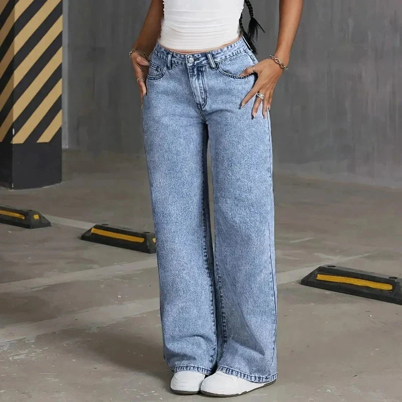 Yasmina | High-Waisted Wide-Leg Jeans