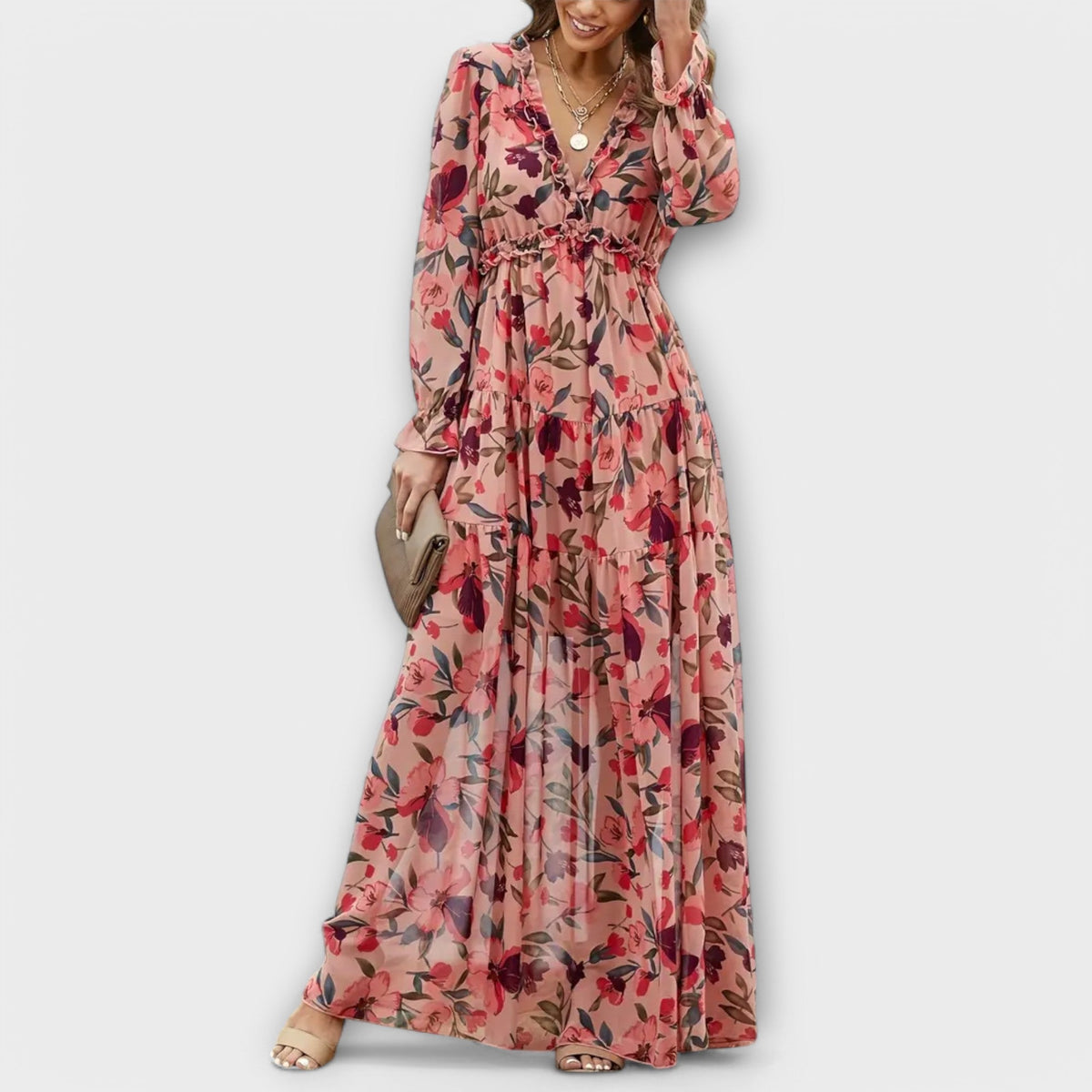 Ynah | Women Elegant Maxi Dress