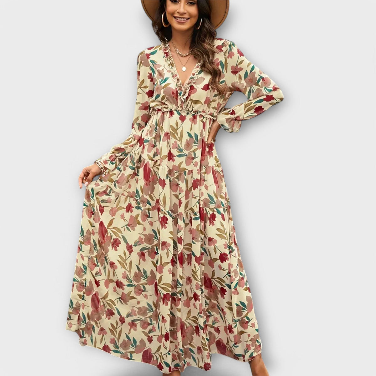 Ynah | Women Elegant Maxi Dress